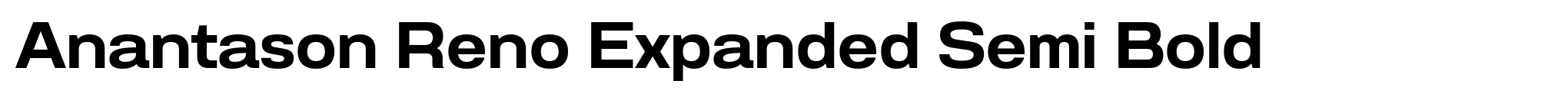 Anantason Reno Expanded Semi Bold image